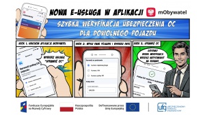 Sukces nowej usługi: już ponad 310 tysięcy razy sprawdzono OC pojazdu w mObywatelu