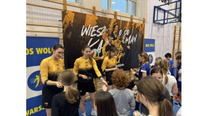 Siatkarki KSG Warszawa wprowadziły sportową energię do warszawskich szkół