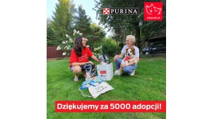5 000 zwierząt znalazło dom dzięki programowi Adopciaki.pl i Nestlé Purina