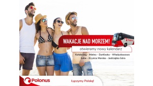 Wakacje nad morzem z Polonusem! Startuje letni kalendarz połączeń Biuro prasowe