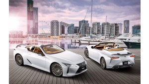 Kabriolet ze sporym skrzydłem. TRD modyfikuje Lexusa LC Convertible