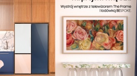 Zaprojektuj wnętrze z telewizorem Samsung The Frame i lodówką Bespoke