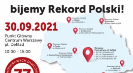 Promuję Krwiodawstwo – biję Rekord Polski!