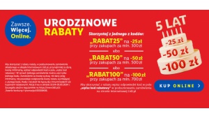 Atrakcyjne oferty na 5-lecie sklepu online Lidl Polska