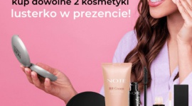 16-29 maja przy zakupie dwóch kosmetyków NOTE w Rossmann - lusterko gratis!