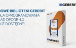 Geberit udostępnia pełną bazę bibliotek produktów w CAD Decor 4.X