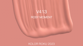 Tikkurila przedstawia V413 Rosy Moment - Kolor Roku 2023 Biuro prasowe
