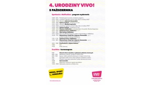 4. urodziny VIVO! Stalowa Wola już w najbliższą sobotę!