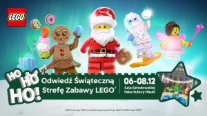 LEGO Polska zaprasza na Świąteczną Strefę Zabawy w Warszawie! Biuro prasowe