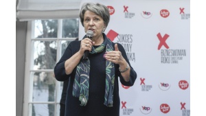 Dr Irena Eris i Katarzyna Pawlikowska podczas ogłoszenia finalistek X edycji BWR