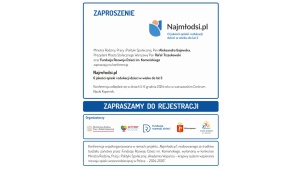 ZAPROSZENIE NA KONFERENCJĘ - NAJMŁODSI.PL Biuro prasowe