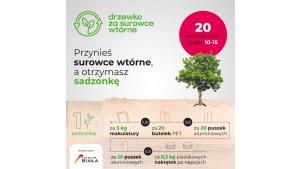 „Drzewko za surowce wtórne” - eko akcja w Atrium Biała Biuro prasowe