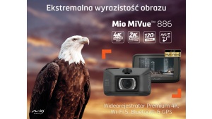 Mio MiVue 886 - Ekstremalna wyrazistość obrazu!