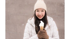Na lody zimą? Świetny pomysł! Biuro prasowe