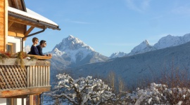 Zimowe atrakcje południowotyrolskich gospodarstw Roter Hahn