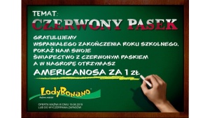 Lody za złotówkę dla uczniów z biało-czerwonym paskiem!