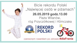 W piżamach będą ustanawiać Rekord Polski dla małego Franka