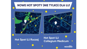 Wavelo na Kampusie i przy Collegium Medicum. Dwa nowe hot-spoty dla UJ!