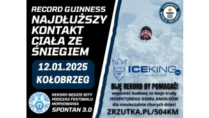 Kąpiel w śniegu. Łukasz Szpunar idzie po kolejny rekord Guinnessa