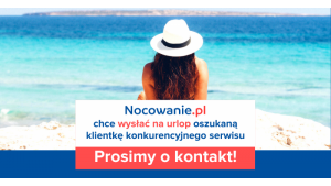 Nocowanie.pl chce wysłać na urlop nad morze oszukaną klientkę konkurencyjnego se