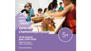 ZWIERZĘTA Z KARTONOWYCH PUZZLI - WARSZTATY KREATYWNE - ŁÓDŹ
