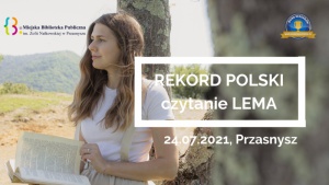 Rekord Polski na najwięcej osób czytających utwór Stanisława Lema w Przasnyszu