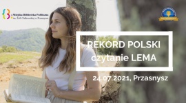Rekord Polski na najwięcej osób czytających utwór Stanisława Lema w Przasnyszu