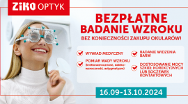 Przekonaj się na własne oczy! Bezpłatne badanie wzroku w salonach Ziko Optyk