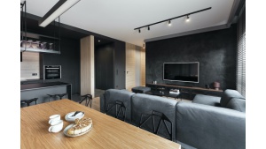 Pencil black apartament