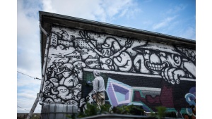 Nowy streetartowy projekt na terenie dawnej Stoczni Gdańsk