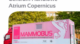 Mammobus przed Atrium Copernicus