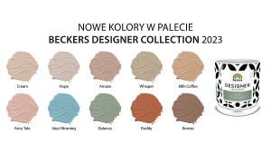 Nowe inspirujące kolory w palecie Beckers Designer Collection Biuro prasowe